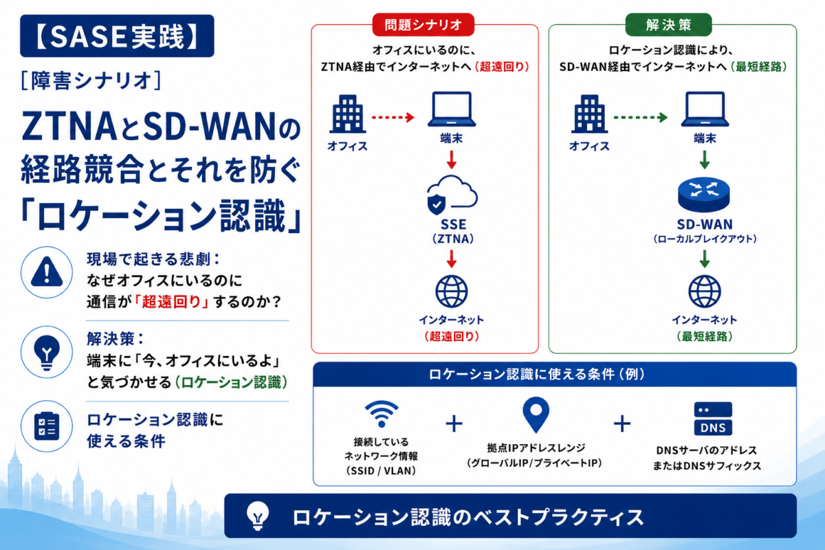 SASE実践】[障害シナリオ] ZTNAとSD-WANの経路競合とそれを防ぐ 